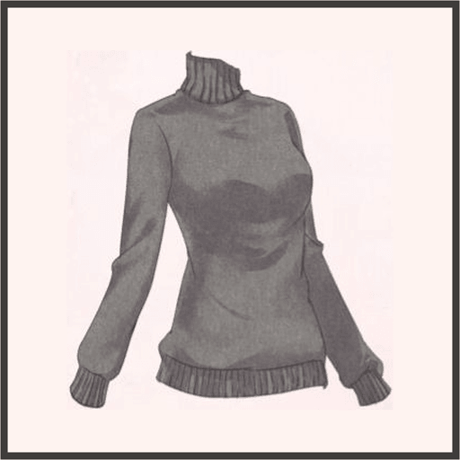 薄茶のセーター