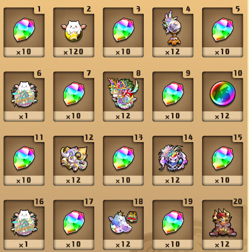 12周年記念ログインスタンプ