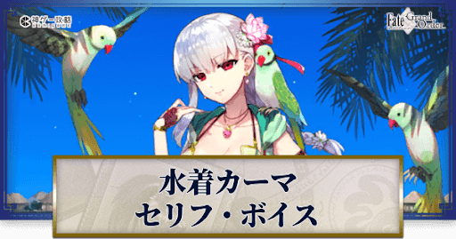 fgo-水着カーマのボイス