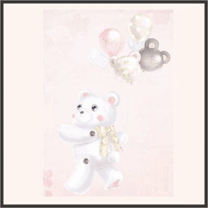 お守りのシロクマ