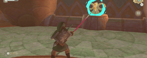 ゼルダSWS_バルブをムチで回す