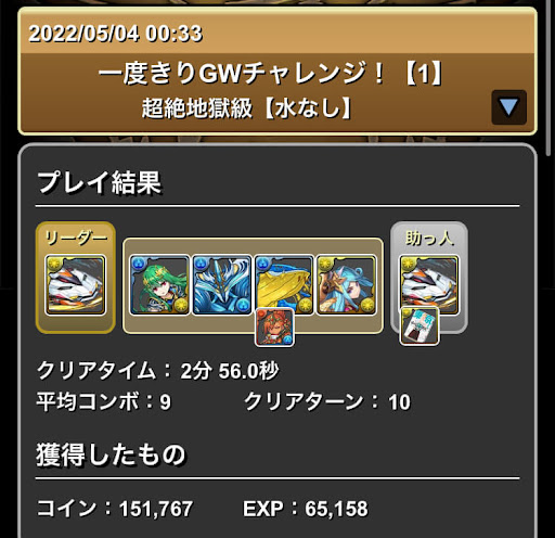 GWチャレンジ1-デイトナ攻略パーティ