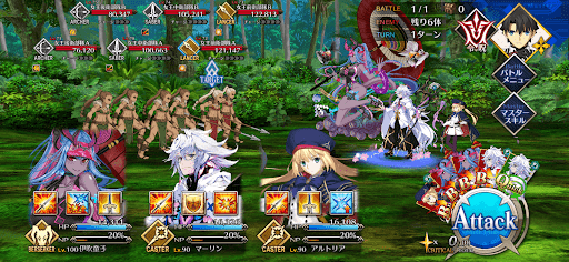 fgo-森の女王、強かに戦術を練る1戦①