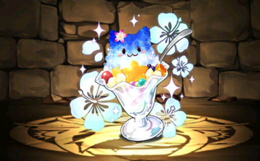 たまドラ特製かき氷