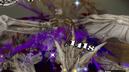 ホモマルゴはエトのHPを吸収し回復する