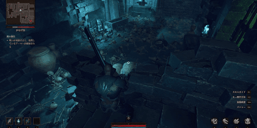 ダンジョンストーカーズ_スケルトンが複数体出現するエリアに注意