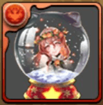 聖夜の花女王・フローディアのスノードーム