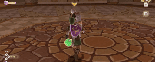 ゼルダSWS_突き刺し時に攻撃