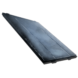 傾斜付きの金属の屋根