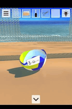 ビーチからの脱出-新作脱出げーむ_メモ