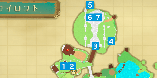 女神の剣入手チャート