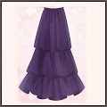 ハイウエストスカート（紫）