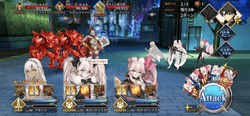 fgo-美と愛の都_バトル2