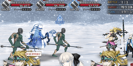 fgo-ルート整備大作戦！フレークダスト級_バトル1