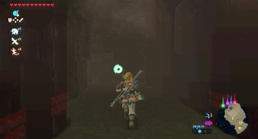 BotW_バナナを使った奥への進み方