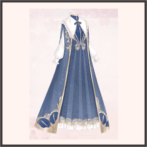 蒼のロングスカート