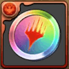 MTGコラボメダル虹