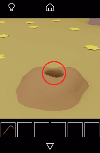 Dango_穴をタップして中に入る