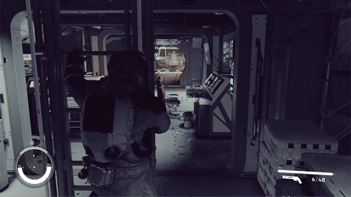 梯子の途中で降りる方法