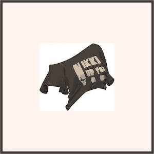 ショート丈Tシャツ（黒）