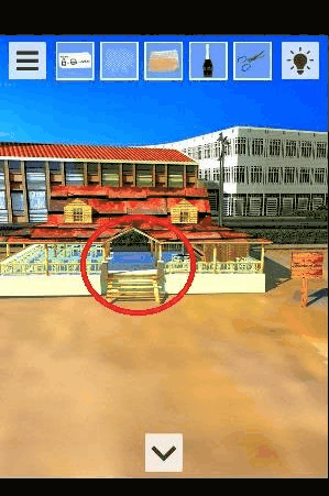 ビーチからの脱出-新作脱出げーむ_ティッシュ