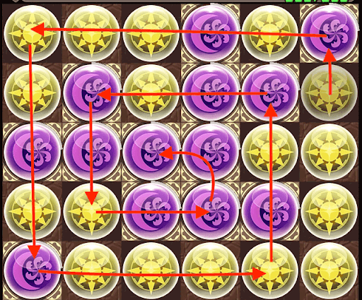 3ターン目 パズル前盤面