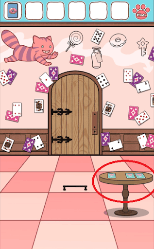 不思議の国のニャリス_クッキーの鍵の入手