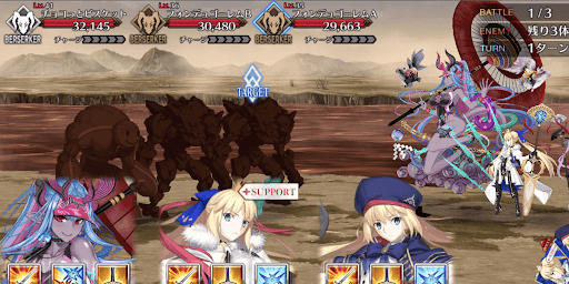 fgo-岩集めチョコッとグルメ日和_バトル1