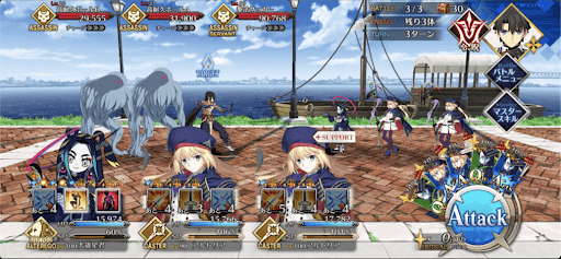 fgo-カルデアシアター 各方面から絶賛の嵐級_バトル3