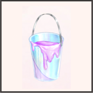 流行のペンキ缶