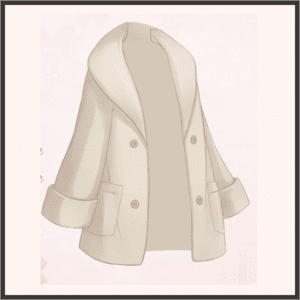 単色のコート-秋