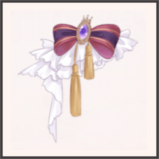 R-リボンの髪飾り