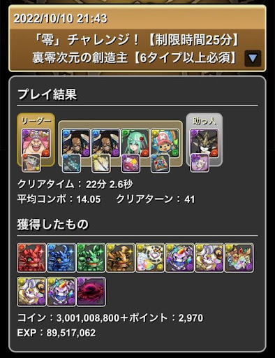 裏零次元の創造主ビッグマム×ラフィーネパーティ