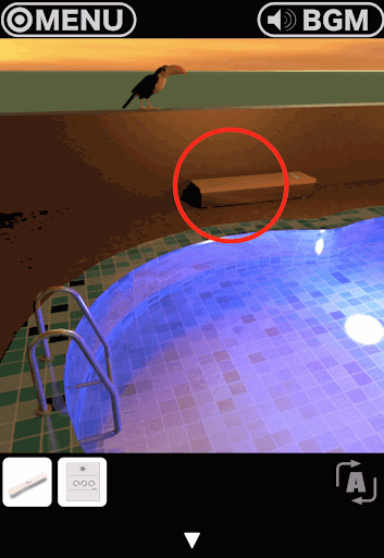 RESORT4黄昏クルーズへの脱出_屋上_木箱を拡大する