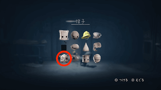 ぬいぐるみの帽子