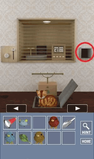 インコ脱出2_シャッターを開ける