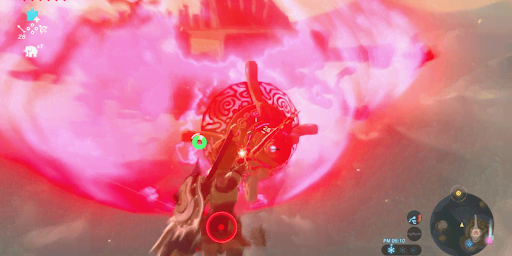 BotW_4つの砲台を弓で破壊する