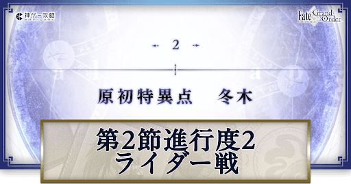 終章2節ライダー戦