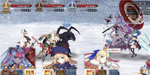 fgo-ルート整備大作戦！パウダーダスト級_バトル3