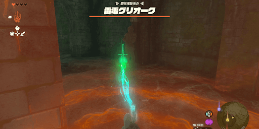 1階の奥にある剣を鎧の石像に持たせる