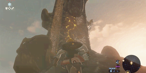 BotW_双子山の塔に向かう