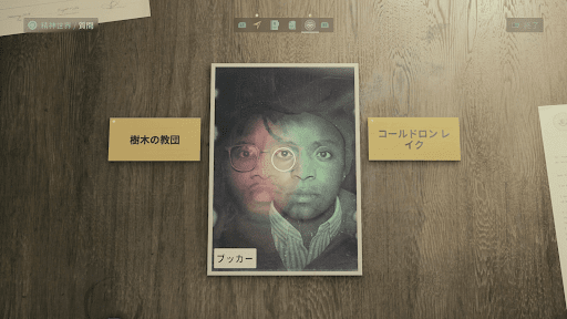 ブッカーのプロファイリングで手掛かりを入手