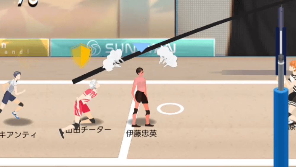 得点発生など試合が有利な状況に発生