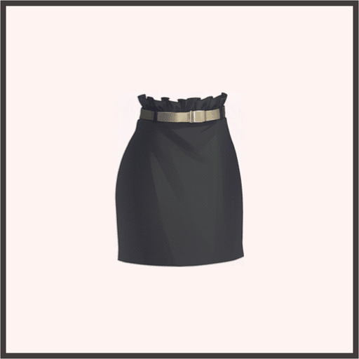 オフィスミニスカート（黒）