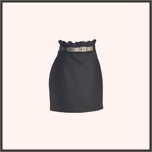 オフィスミニスカート（黒）