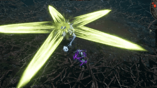 全方位攻撃は斜め前→正面で回避可能