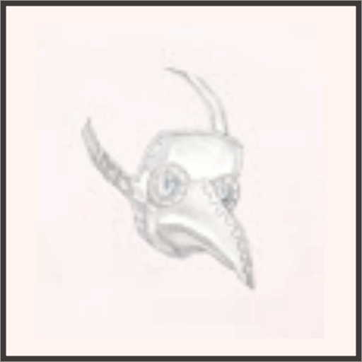 鴉のくちばし（白）