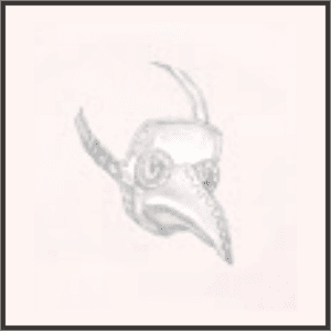 鴉のくちばし（白）