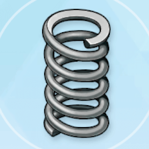 普通のスプリング