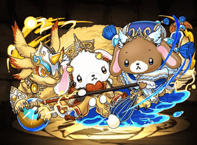 双華神・大喬しろうさ＆小喬くろうさ